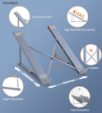 Laptop Stands: CHOETECH H055-GY Aluminum Foldable Laptop Stand