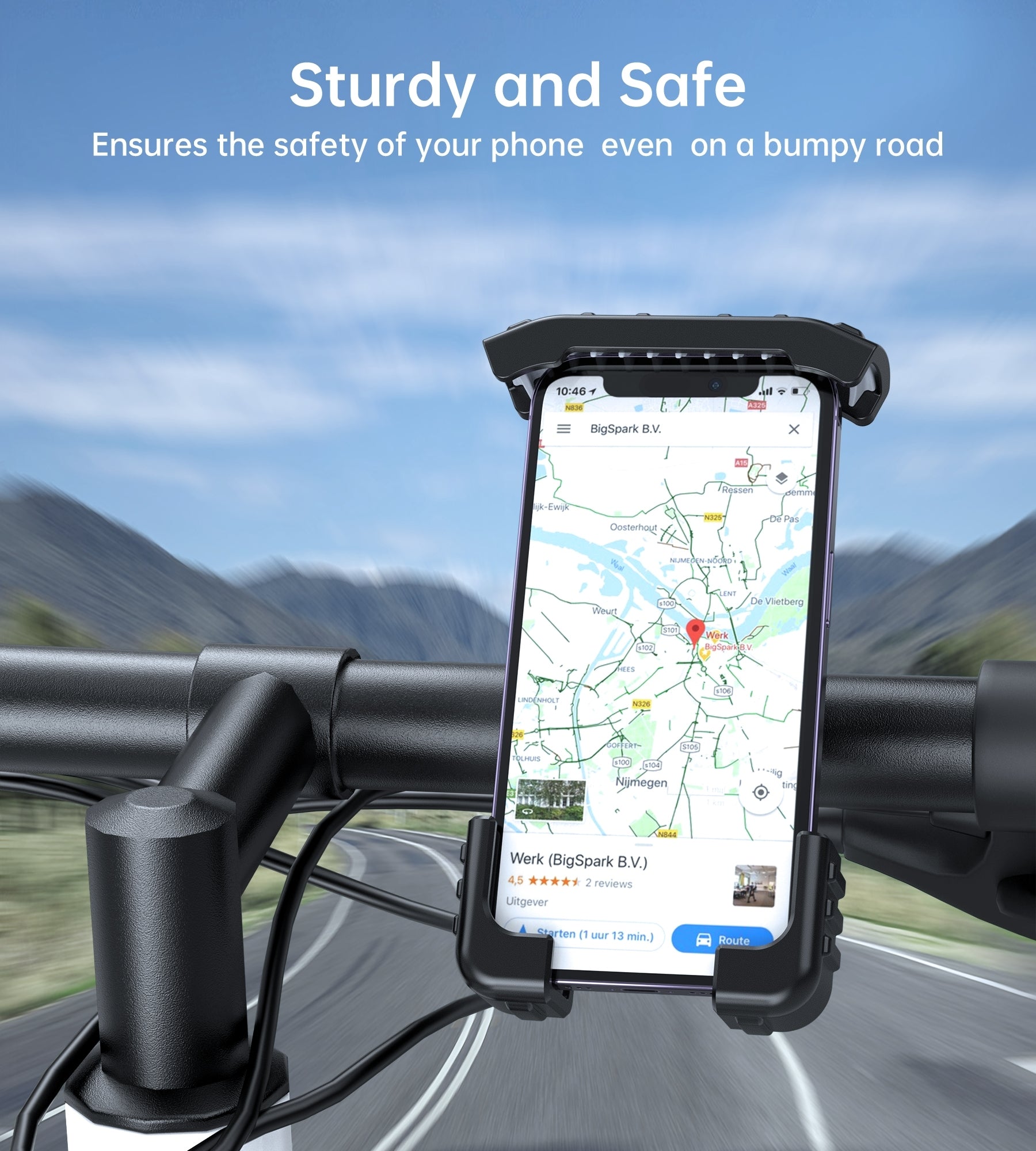 Bicycle Stands & Storage: CHOETECH H067-BK Adjustable Mobile Stand for Bicycle (Black)