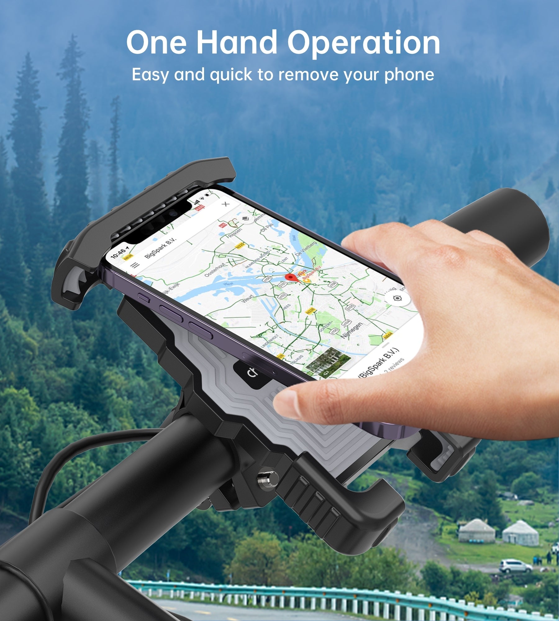 Bicycle Stands & Storage: CHOETECH H067-BK Adjustable Mobile Stand for Bicycle (Black)