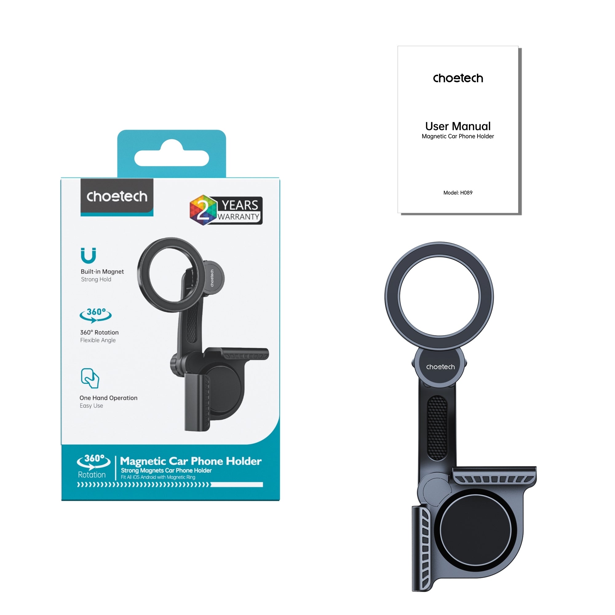 Choetech H090 Car Headrest Tablet & Phone Holder (4.7-10.2 inch)