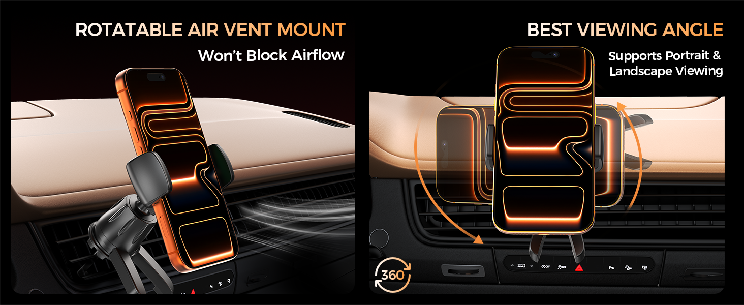 Car Mounts: Choetech H091 Car Air Vent Clamp Phone Holder