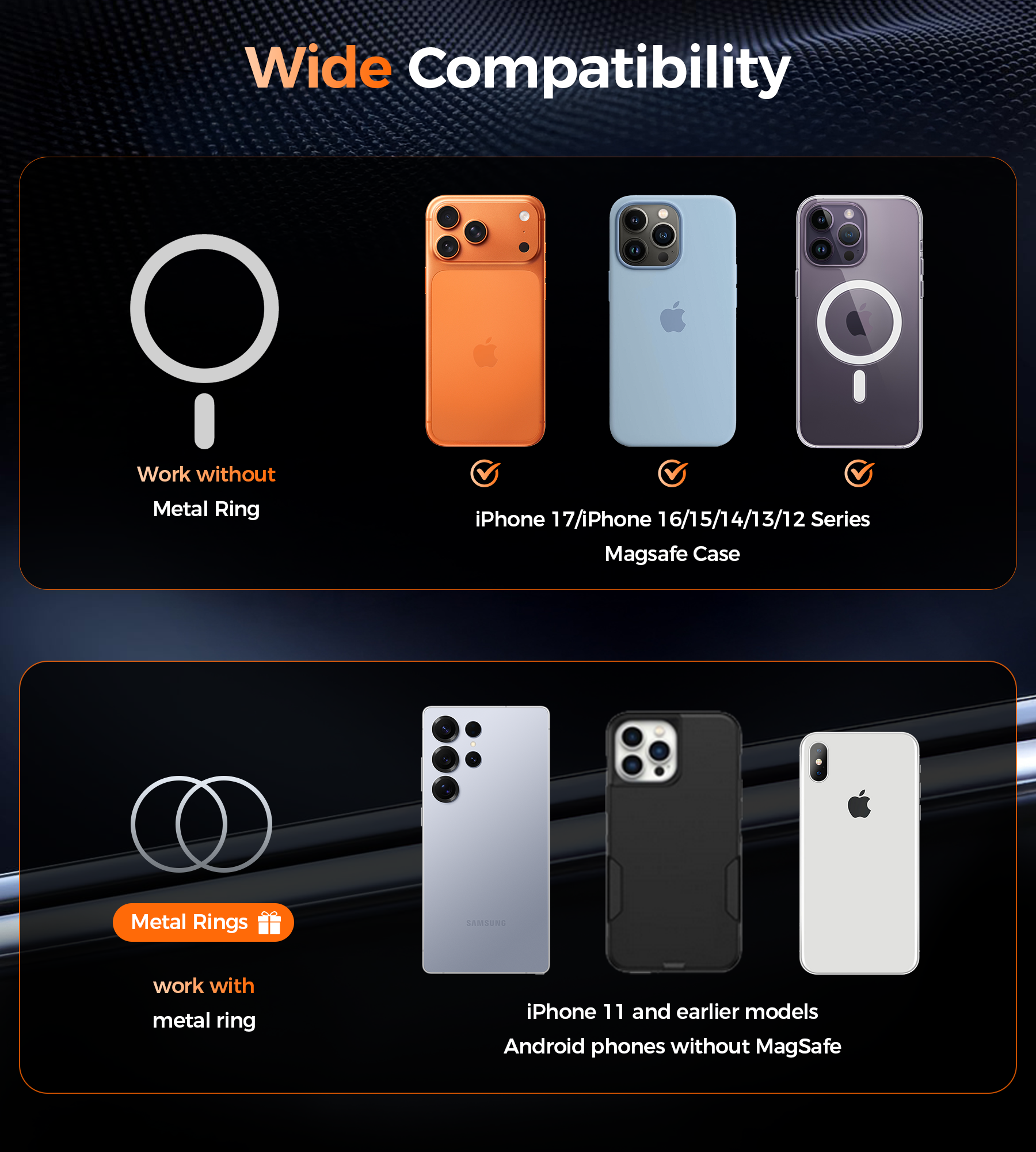 Car Mounts: Choetech H093-BK Magnetic Car Phone Mount