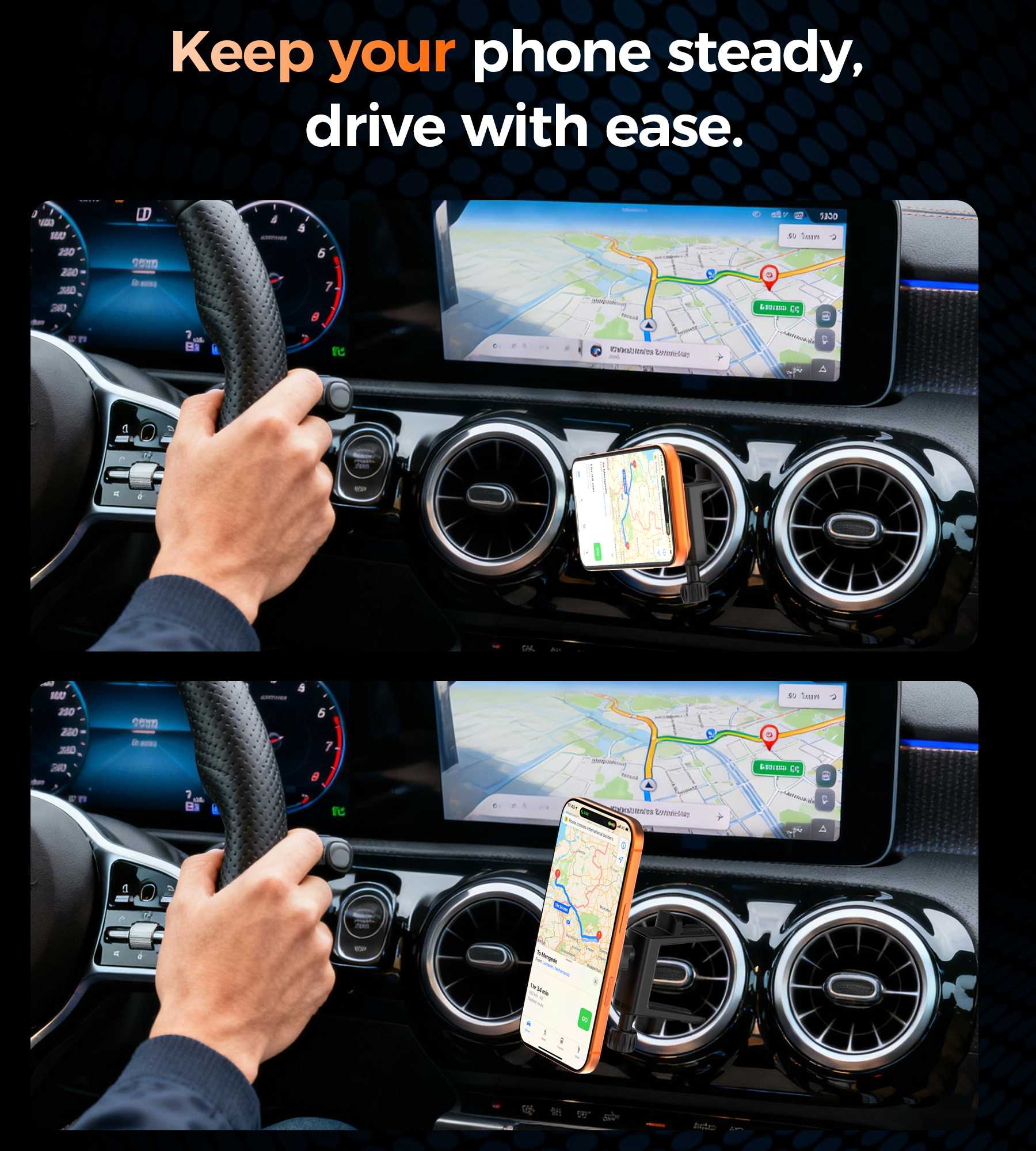 Car Mounts: Choetech H093-BK Magnetic Car Phone Mount