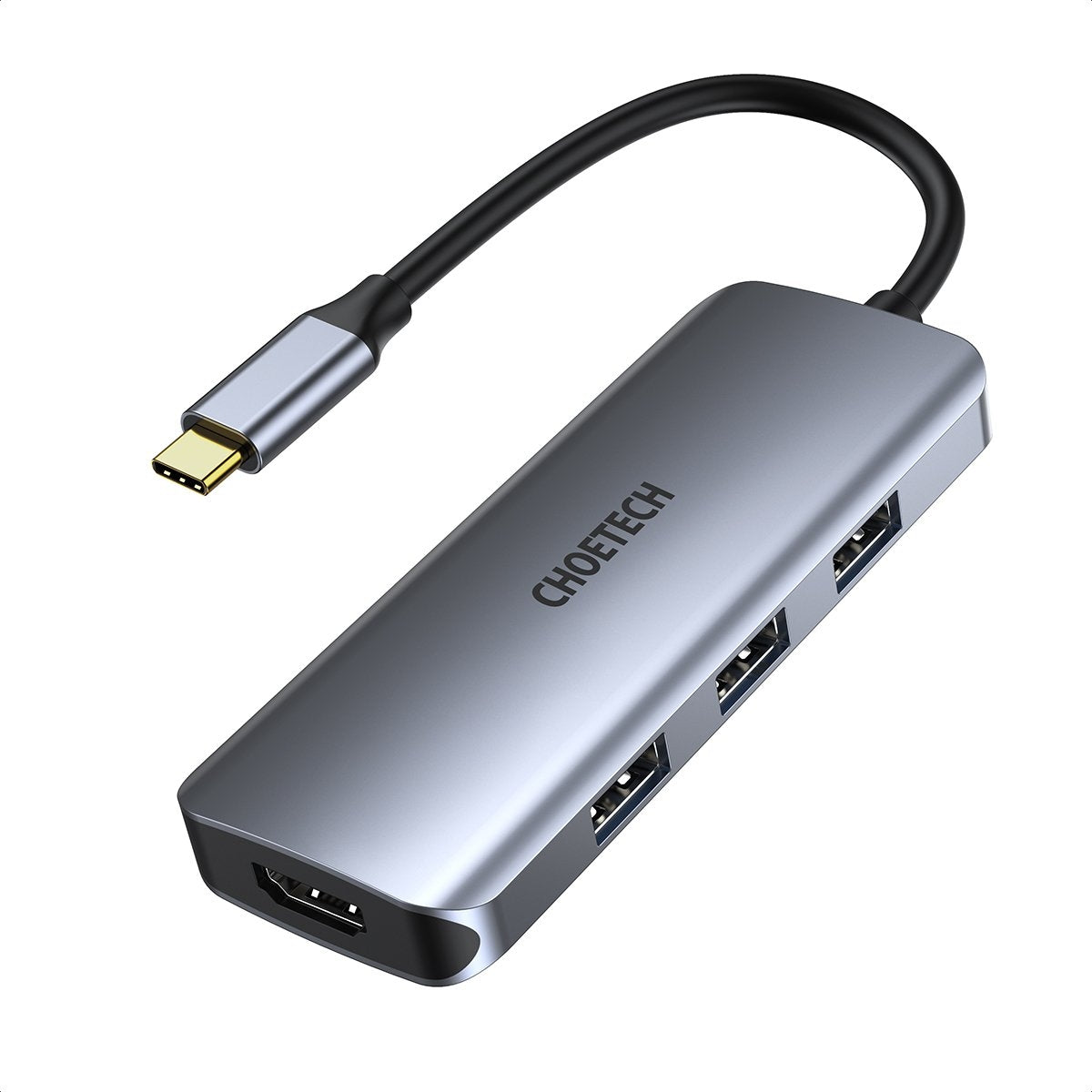 Keyboards & Accessories: CHOETECH HUB-M19 USB-C 7-in-1 Multifunction Adapter