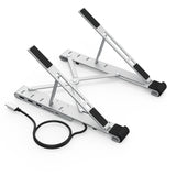 Laptop Stands: CHOETECH HUB-M43 7-in-1 USB-C Multiport Adapter with Foldable Laptop Stand