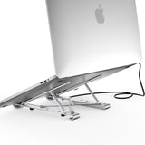 Laptop Stands: CHOETECH HUB-M43 7-in-1 USB-C Multiport Adapter with Foldable Laptop Stand