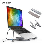 Laptop Stands: CHOETECH HUB-M48 7-in-1 Hub + Foldable Laptop stand USB-C to HDMI 4K/USB-A/TF&SD/USB-C with PD Charging