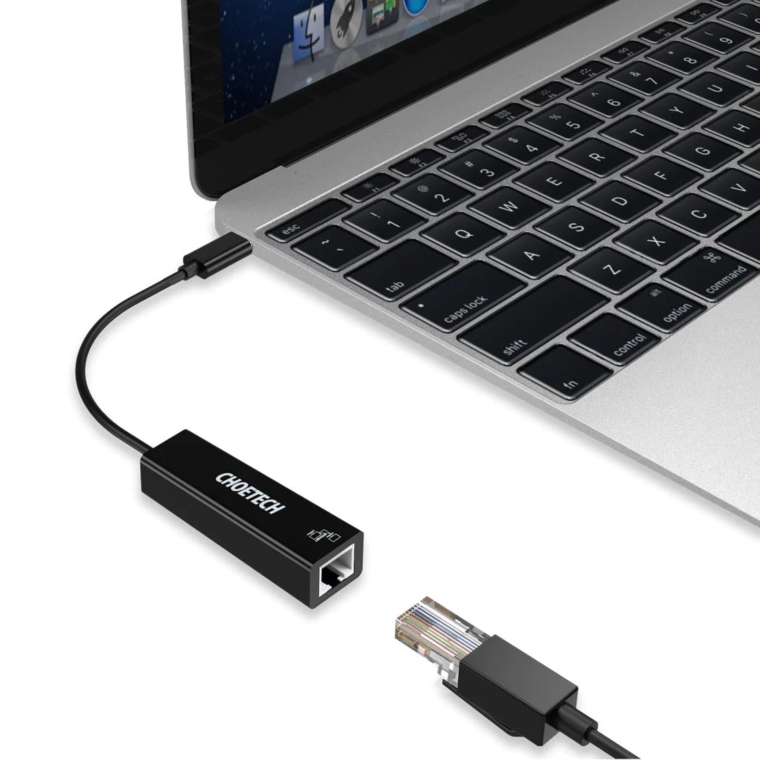 Computer Cables & Adapters: CHOETECH HUB-R01 USB 3.1 Type-C To RJ45 Gigabit Ethernet Adapter