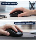 Mouse & Accessories: Choetech KB-002-BK 3-Level Adjustable 1600 DPI Wireless Mouse (Black)