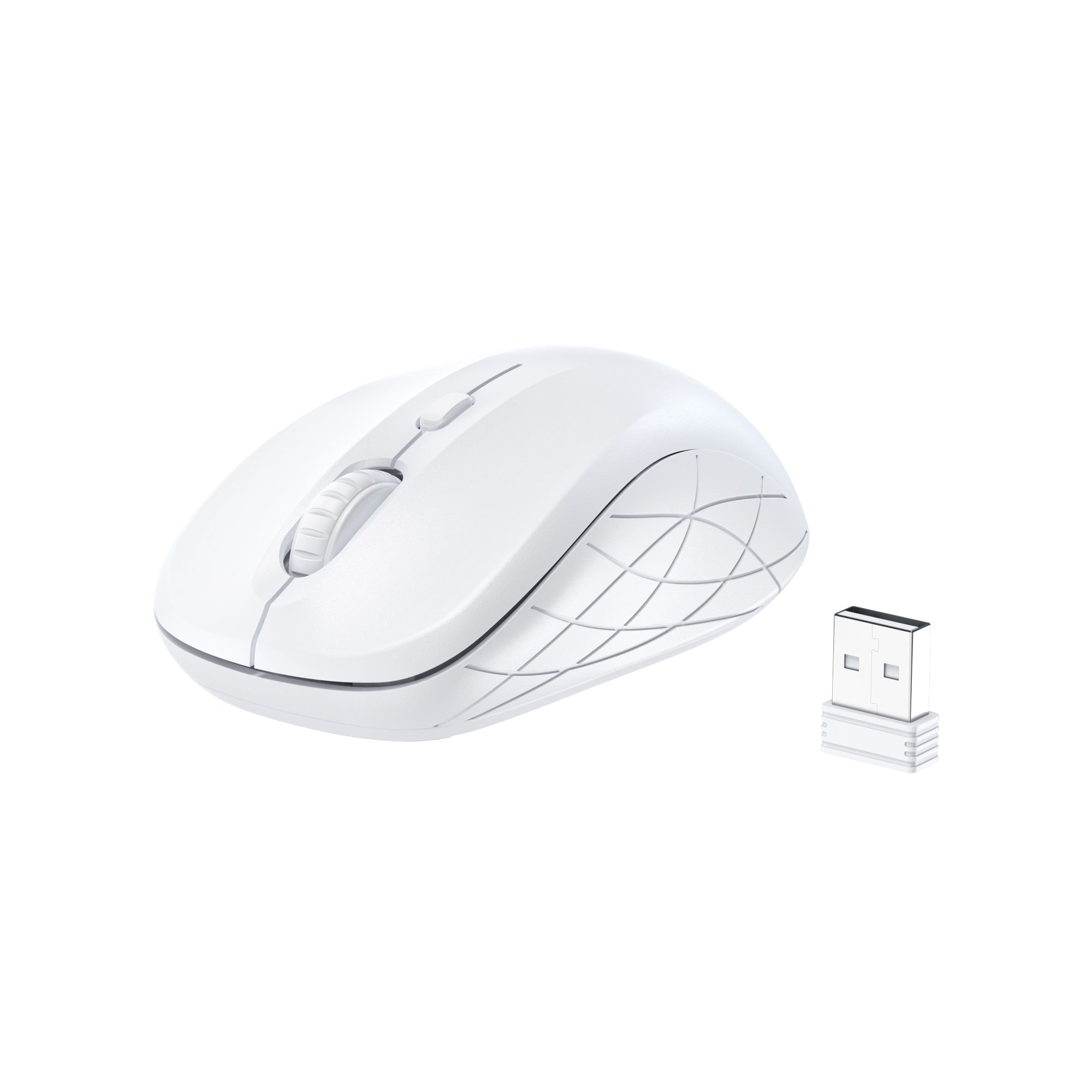 Mouse & Accessories: Choetech KB-002-WH single-mode 2.4G wireless mouse, white