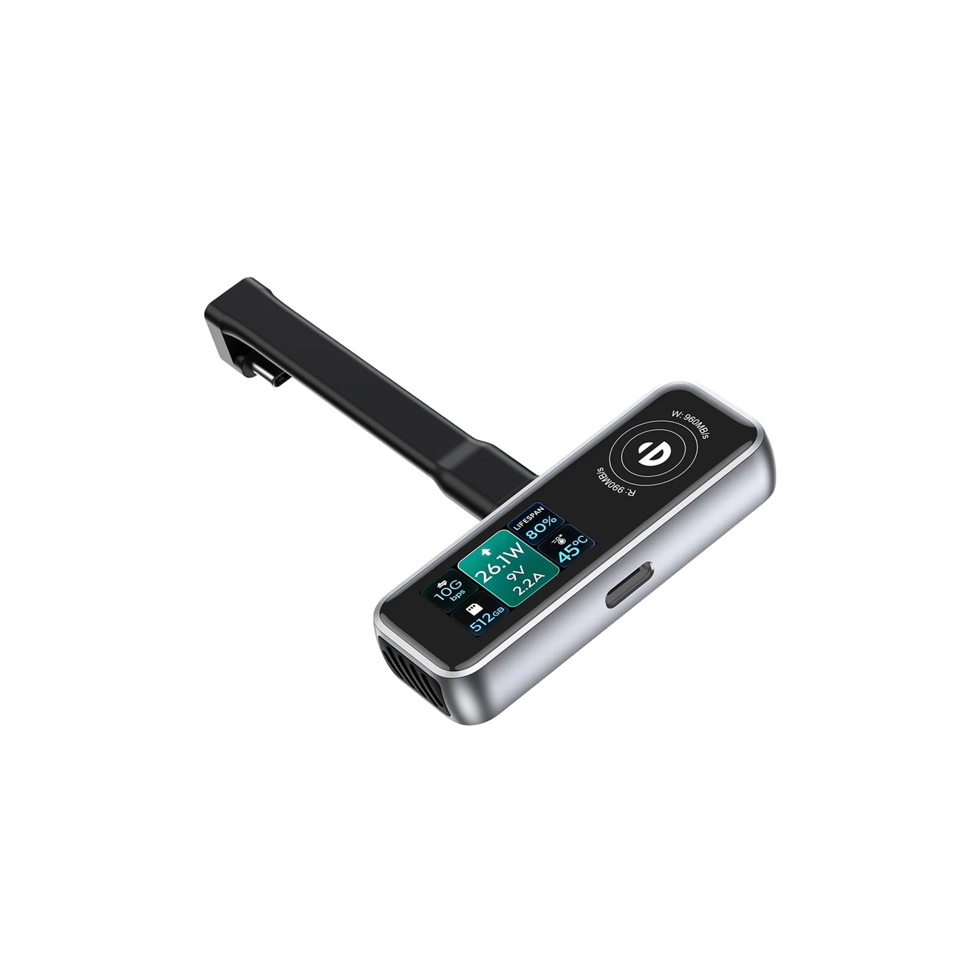 USB Flash Drives: CHOETECH MSE023 Mobile Phone 512GB Portable SSD 10Gbps, Cooling Fan, for Phone Use