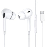Phone Chargers: Choetech OC-A011 USB-C In-Ear Headphones 1.2m - White