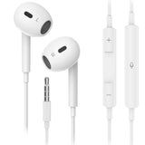 In Ear Headphones & Earbuds: Choetech OC-A016 3.5mm lateral in ear Stereo sound Wired Headphones White