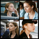 In Ear Headphones & Earbuds: Choetech OC-A016 3.5mm lateral in ear Stereo sound Wired Headphones White
