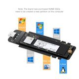 Hard Drives: CHOETECH PC-HDE02 M.2 to USB SSD Reader (Enclosure only) Supports M-Key (PCI-E NVMe-based)
