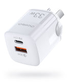 Power Banks & Chargers: CHOETECH PD5006 33W Dual Port Wall Charger
