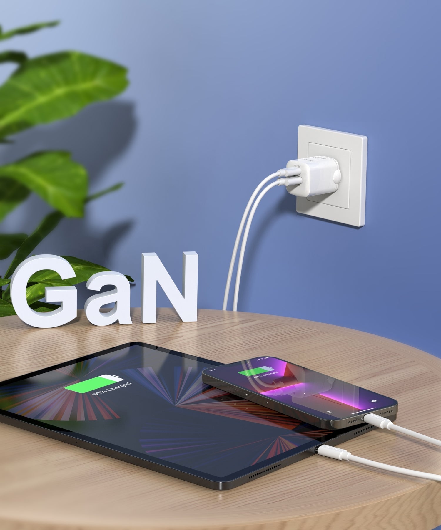 Power Banks & Chargers: CHOETECH PD5006 33W Dual Port Wall Charger