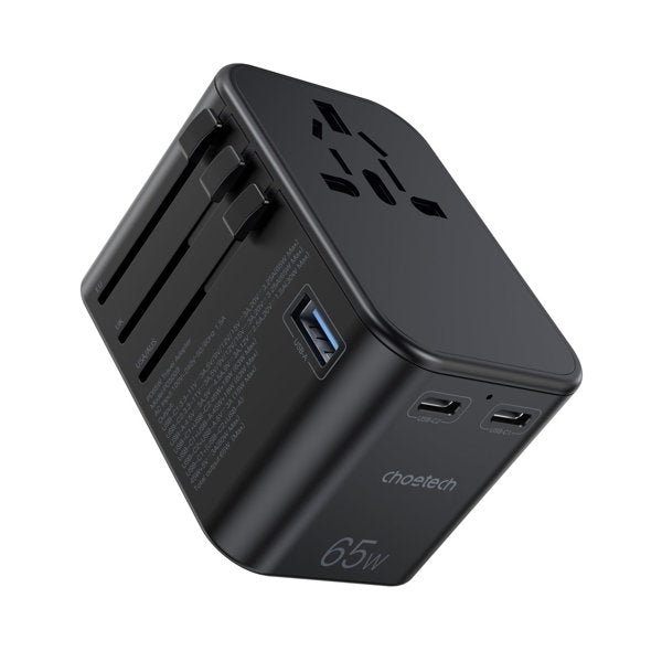 Power Banks & Chargers: CHOETECH PD5009 65W PD Travel Wall Charger