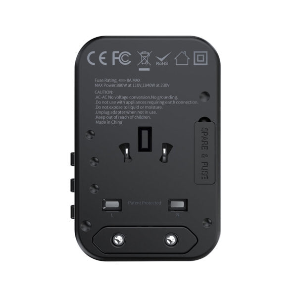Power Banks & Chargers: CHOETECH PD5009 65W PD Travel Wall Charger