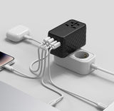 Power Banks & Chargers: CHOETECH PD6028 2C+2A+AC 5 Ports GaN Tech PD100W Travel Wall Charger