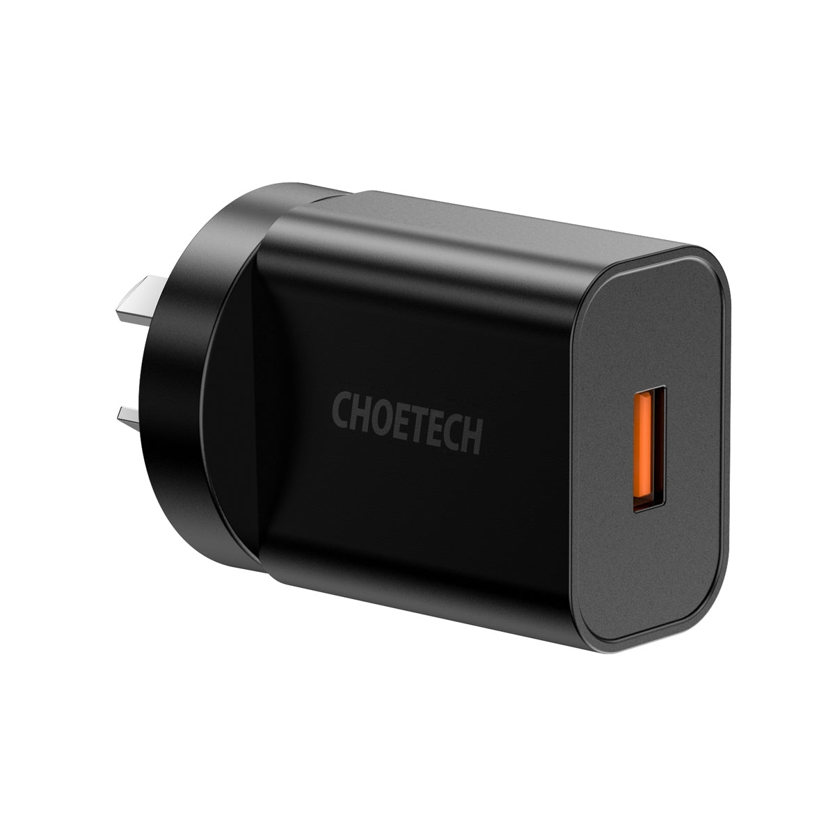 Phone Chargers: CHOETECH Q5003 18W QC Quick Charger (Black)