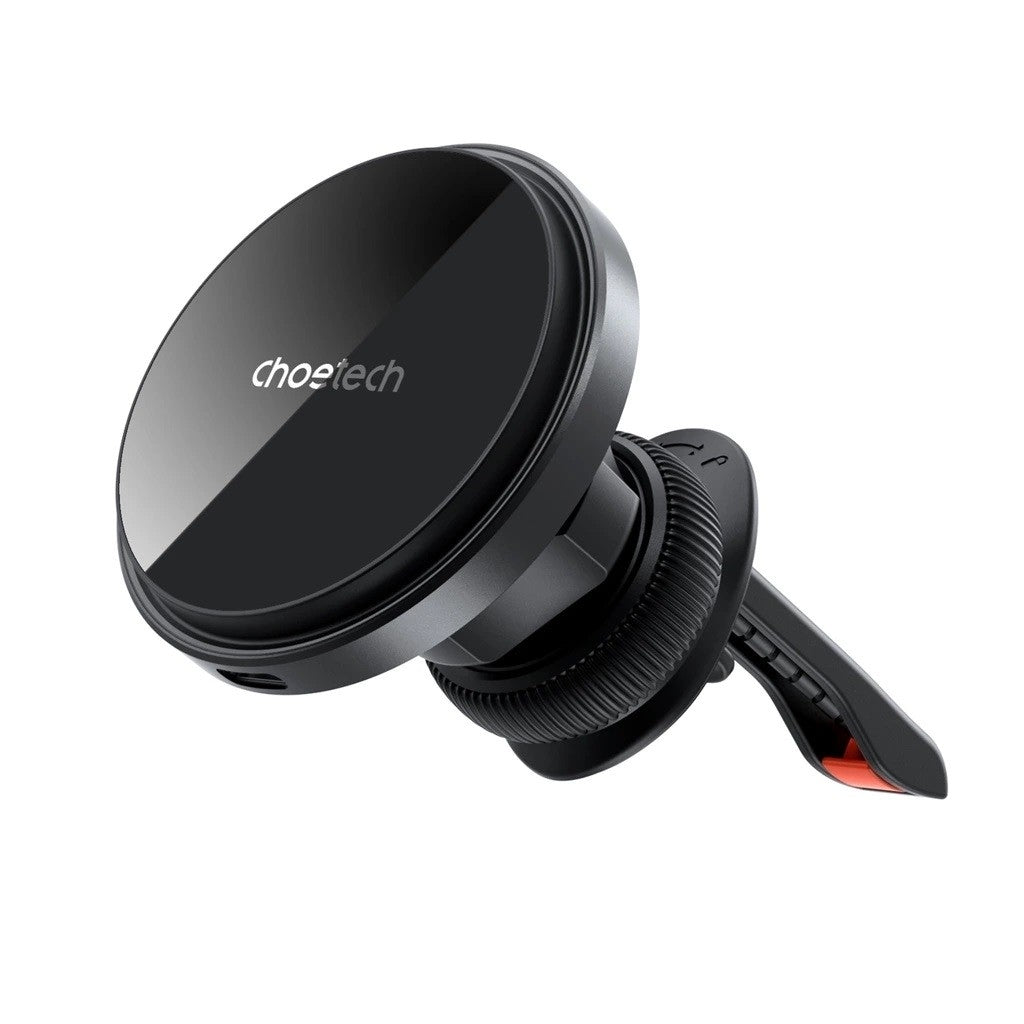 Camping Lights & Lanterns: CHOETECH T204-F 15W Magnetic Car Charger Holder with LED Light (Aluminium alloy housing)