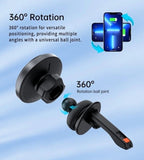 Camping Lights & Lanterns: CHOETECH T204-F 15W Magnetic Car Charger Holder with LED Light (Aluminium alloy housing)