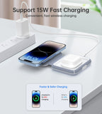 Phone Chargers: CHOETECH T323 2-in-1 Magsafe&MFI Wireless Charger