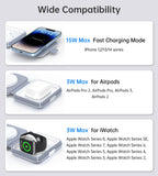 Phone Chargers: CHOETECH T323 2-in-1 Magsafe&MFI Wireless Charger
