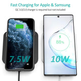 Phone Chargers: CHOETECH T511BW Fast Wireless Charging Pad Black And White 2 Pack