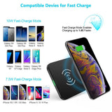 Phone Chargers: CHOETECH T511S 10W/7.5W Fast Wireless Charger Pad