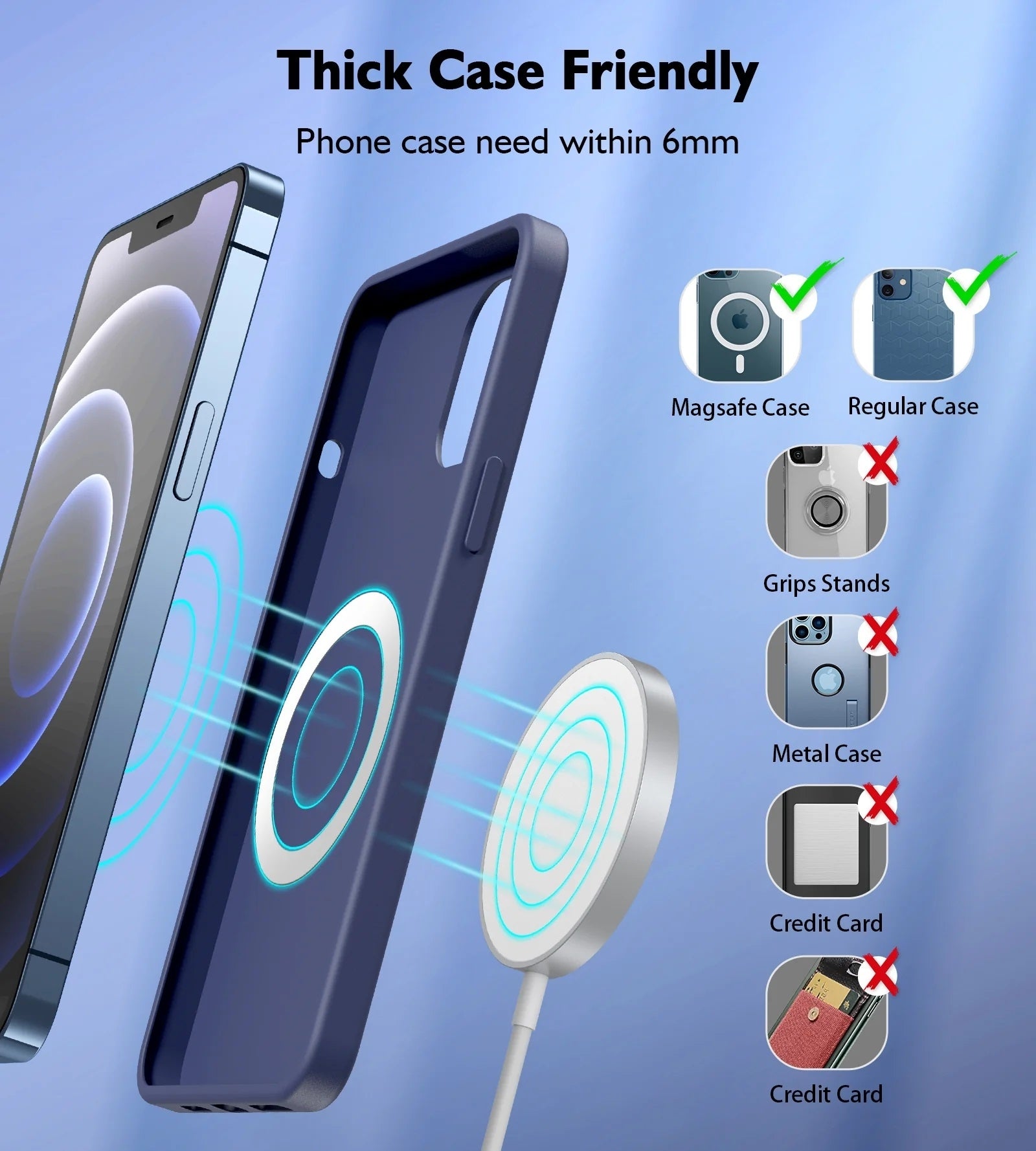 Phone Chargers: CHOETECH T518-F 15W Removable Wireless Magnetic Charger for iPhone12/13/14