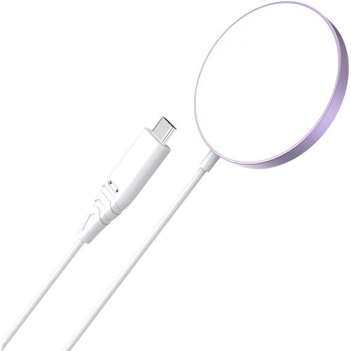 Phone Chargers: CHOETECH T518-PK Magnetic Wireless Charger for all Qi Cell Phone & iPhones 12/13/14/15 (Pink)