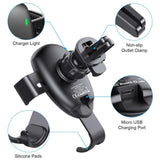 Car Mounts: CHOETECH T536-S Fast Wireless Charging Car Mount Phone Holder