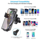 Car Mounts: CHOETECH T536-S Fast Wireless Charging Car Mount Phone Holder