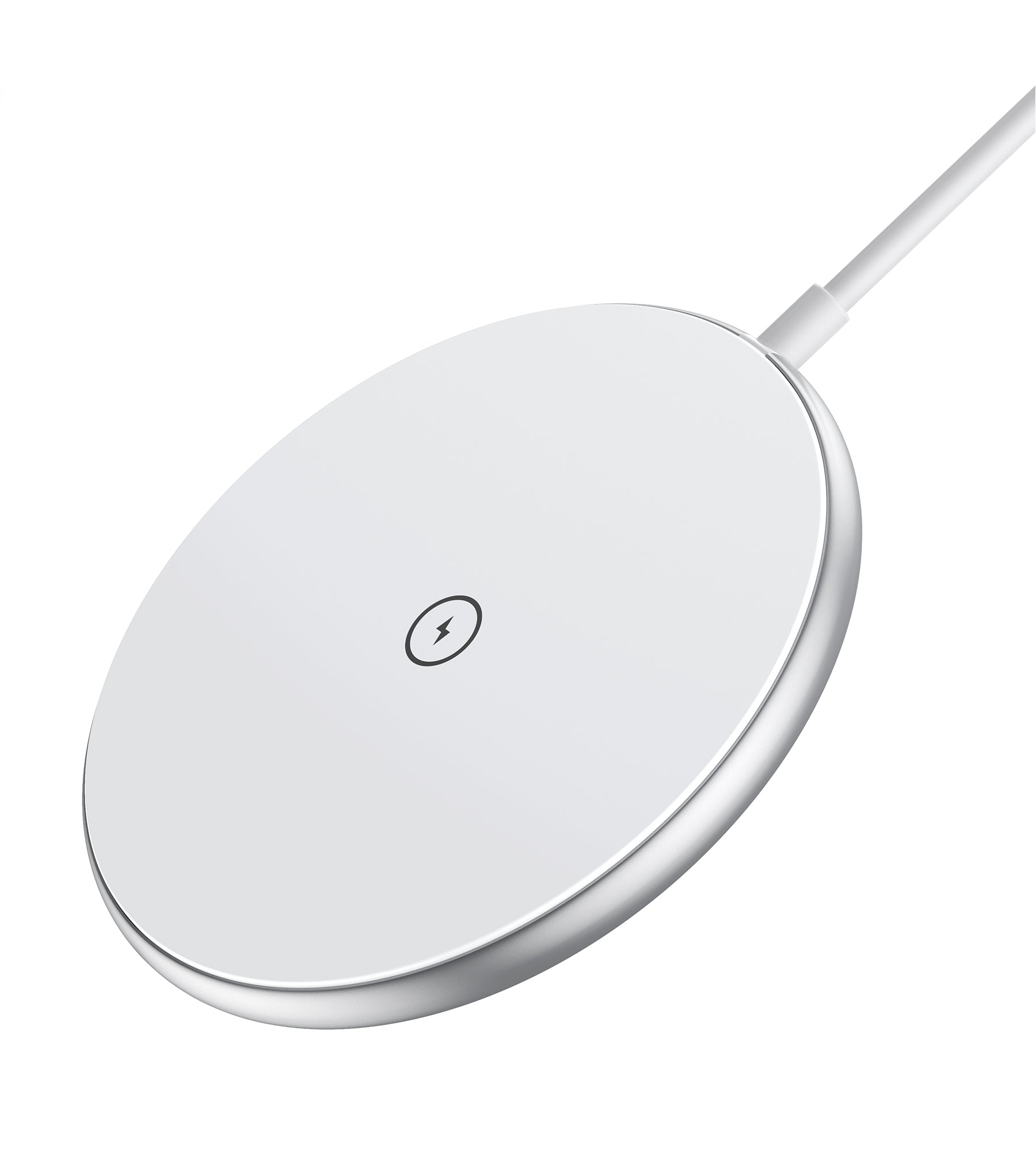 Computer Cables & Adapters: CHOETECH T580-F 15W Magsafe Wireless Fast Charger With 1M Cable (White)