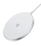 Computer Cables & Adapters: CHOETECH T580-F 15W Magsafe Wireless Fast Charger With 1M Cable (White)