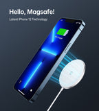 Computer Cables & Adapters: CHOETECH T580-F 15W Magsafe Wireless Fast Charger With 1M Cable (White)