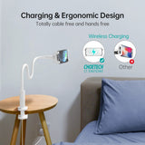 Phone Chargers: CHOETECH T584-F 2-in-1 15W Phone Mount with Fast Wireless Charger (for 4-7 inch)