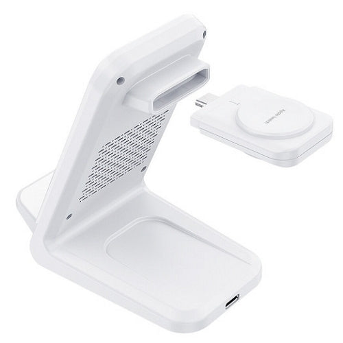 Phone Chargers: CHOETECH T608-F 15W 4-in-1 Wireless Charger Stand for iWatch and Samsung Watch