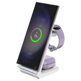 Phone Chargers: CHOETECH T608-F 15W 4-in-1 Wireless Charger Stand for iWatch and Samsung Watch