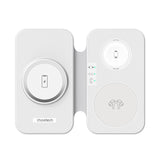 Phone Chargers: CHOETECH T616-F-WH 3in1 Magnetic Foldable Wireless Charger White