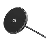 CHOETECH T697-F 15W/7.5W/5W magnetic charger for iPhone, Air Pods and more 1.5M Black