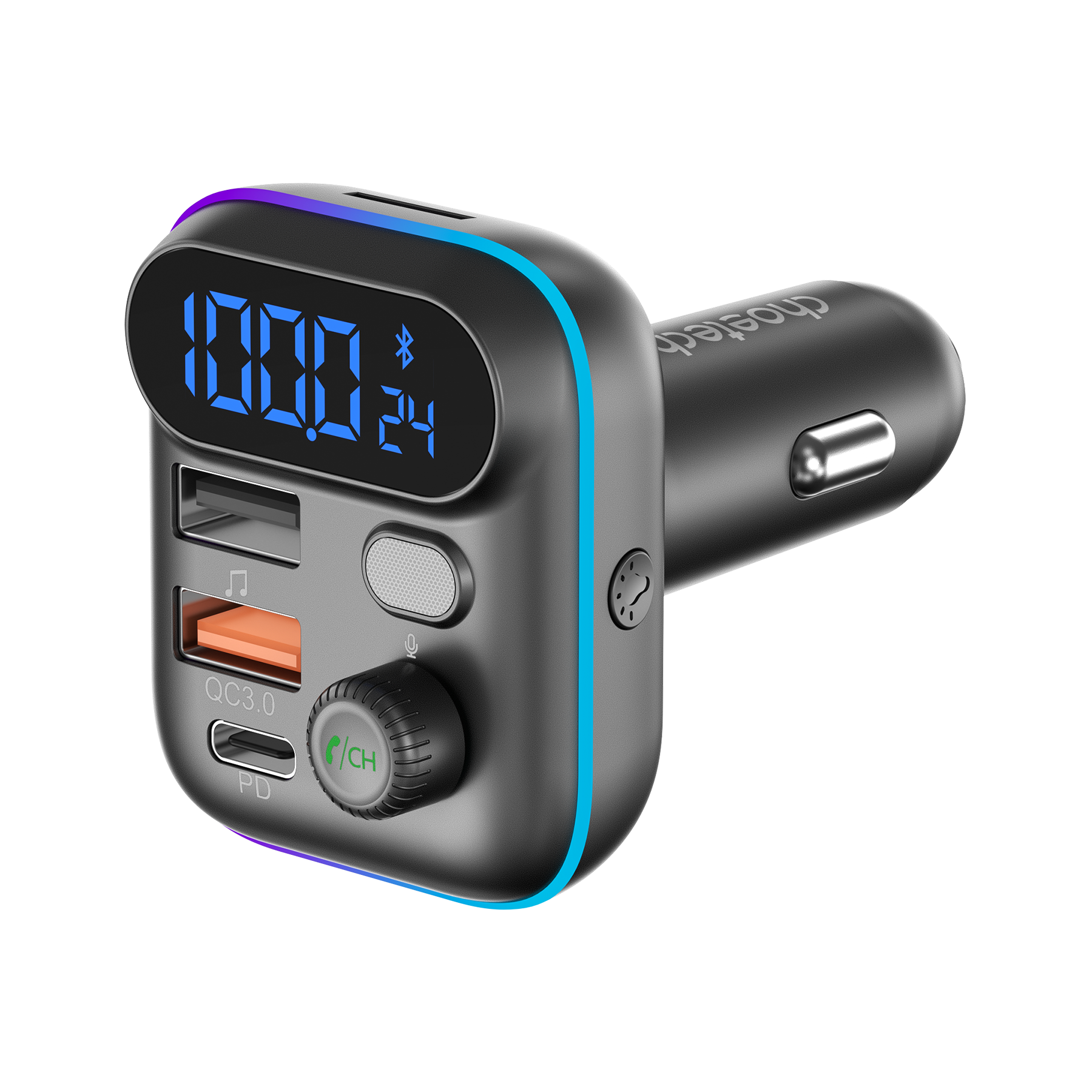 Car Mounts: Choetech TC0050 PD36W Bluetooth FM Car Transmitter Charger