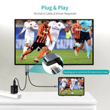 TVs & Accessories: CHOETECH XCH-M180-GY-V2 Unidirectional Adapter USB-C (male) to HDMI 4K 60Hz (male) + PD100W Power Delivery 1.8M
