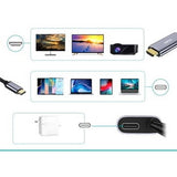 TVs & Accessories: CHOETECH XCH-M180-GY-V2 Unidirectional Adapter USB-C (male) to HDMI 4K 60Hz (male) + PD100W Power Delivery 1.8M