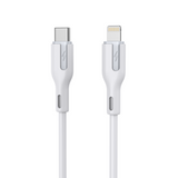 Phone Chargers: CHOETECH XCL-0002 Silicone USB-C to L Cable 1m White