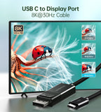 TVs & Accessories: CHOETECH XCP-1803 USB-C To DisplayPort Cable 8K@30Hz 1.8M Two-Way