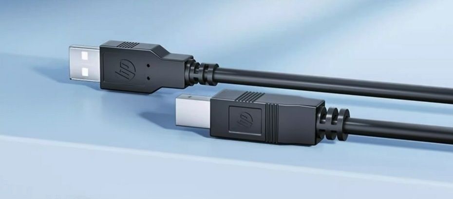 HP DHC-PT100-1M USB-A to USB-B v2.0 cable 1M Black