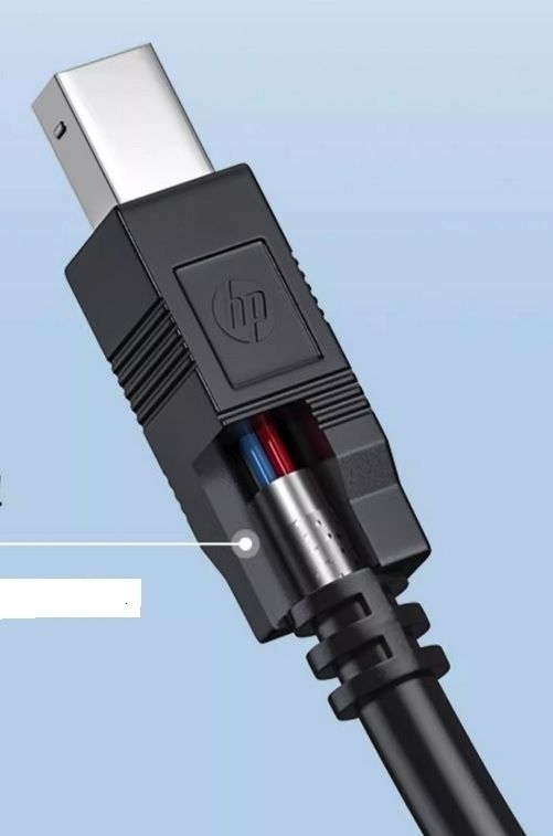 HP DHC-PT100-3M USB-A to USB-B v2.0 cable 3M Black